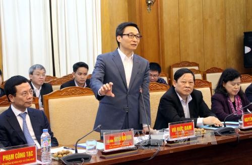 Ву Дык Дам провел рабочую встречу с руководством провинции Бакзянг - ảnh 1